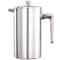 Service Ideas Coffee Press, 33.8 Ounce, Double wall Stainless Steel, Brushed PDWSA1000PS - alternate 1